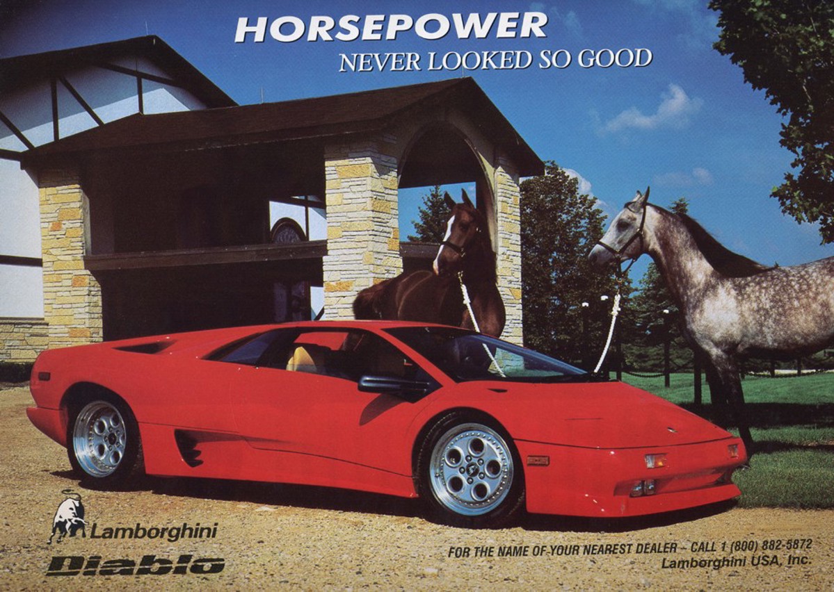 ‘Horsepower Never Looked so Good’ Lamborghini poster